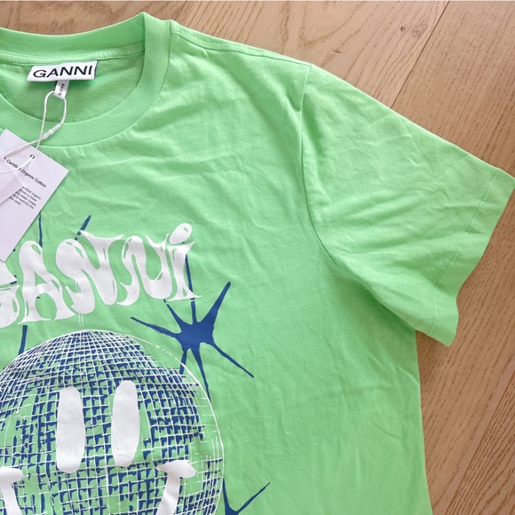 Ganni Green tshirt - Picture 4 of 4